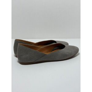 Lucky Brand Gray Suede Slip On Ballet Flats Women Size 9M